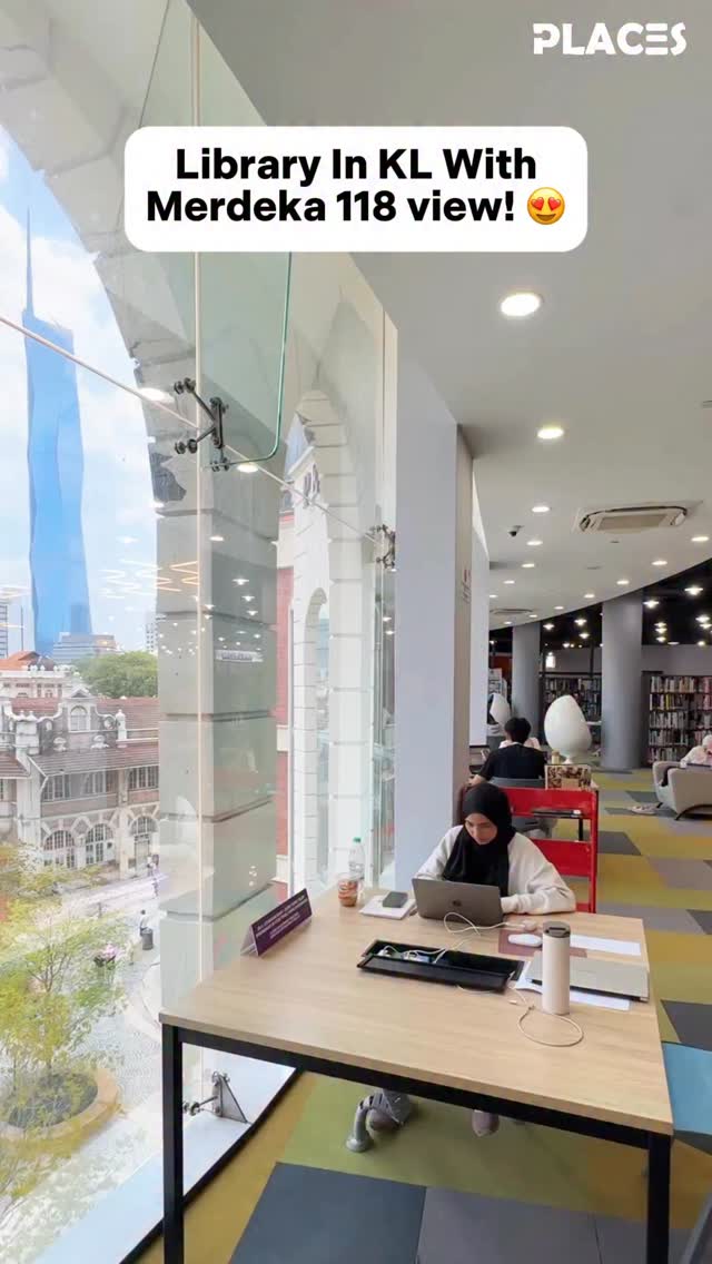 KL Library Offers Views of Merdeka 118 Tower