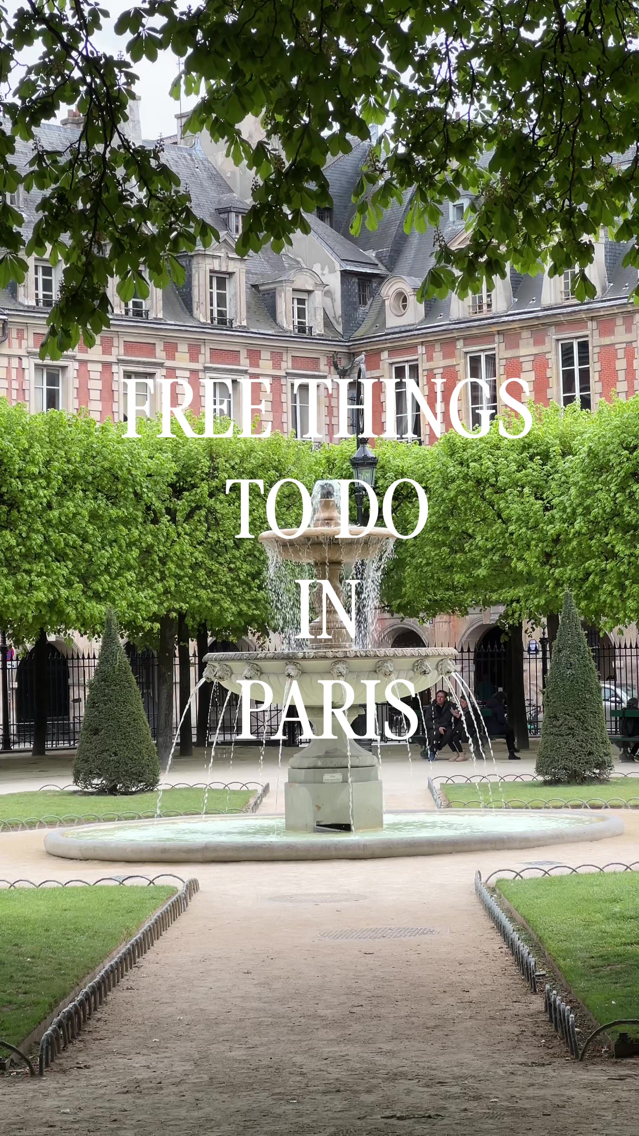 Free Attractions in Le Marais