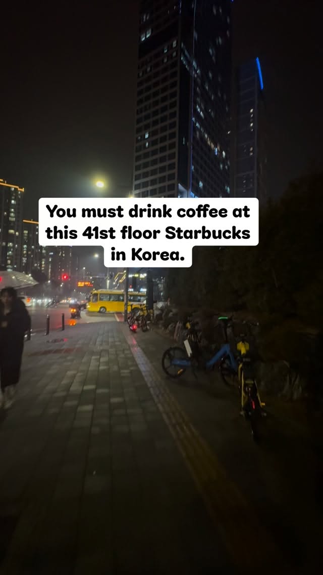 Starbucks Offers Panoramic Views of Suwon City