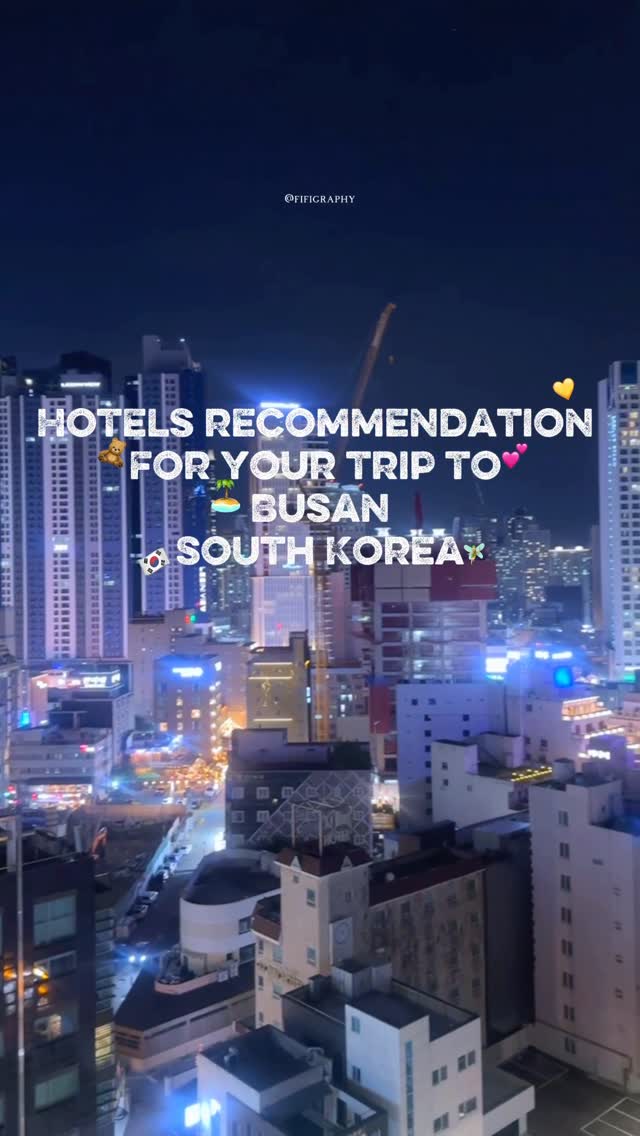 Busan Hotels With Aesthetic Beach Views