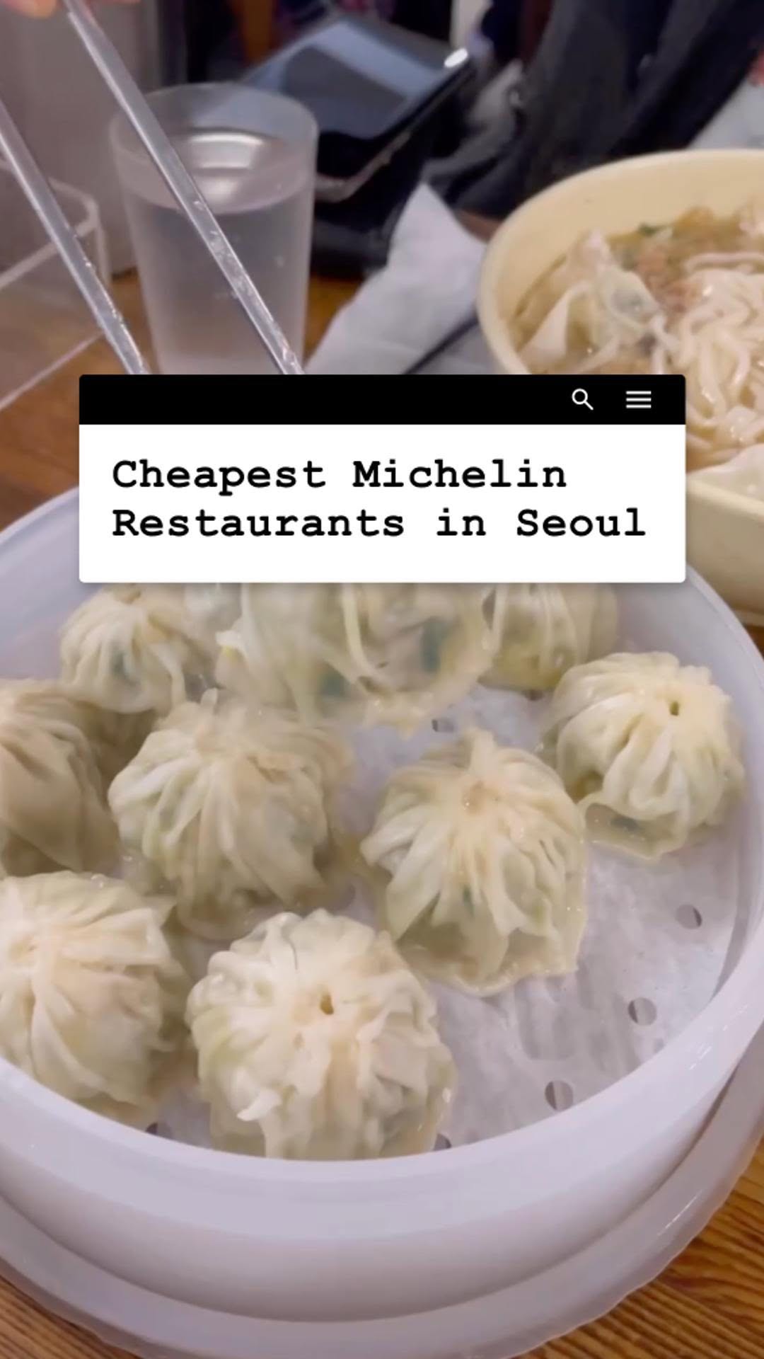 7 Restaurants in Seoul