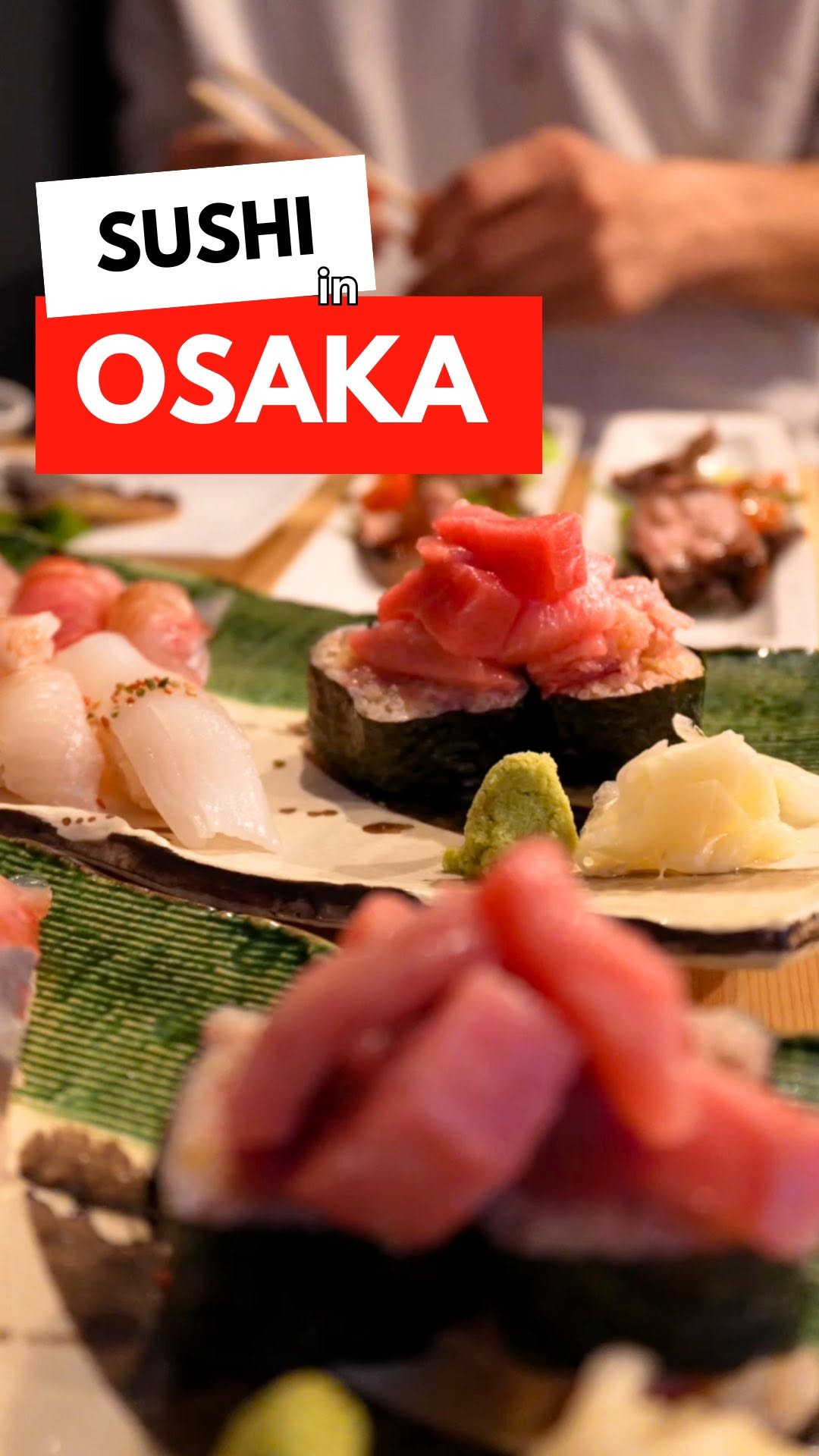 Osaka's Top Sushi Bar Tsukinone Uehonmachi