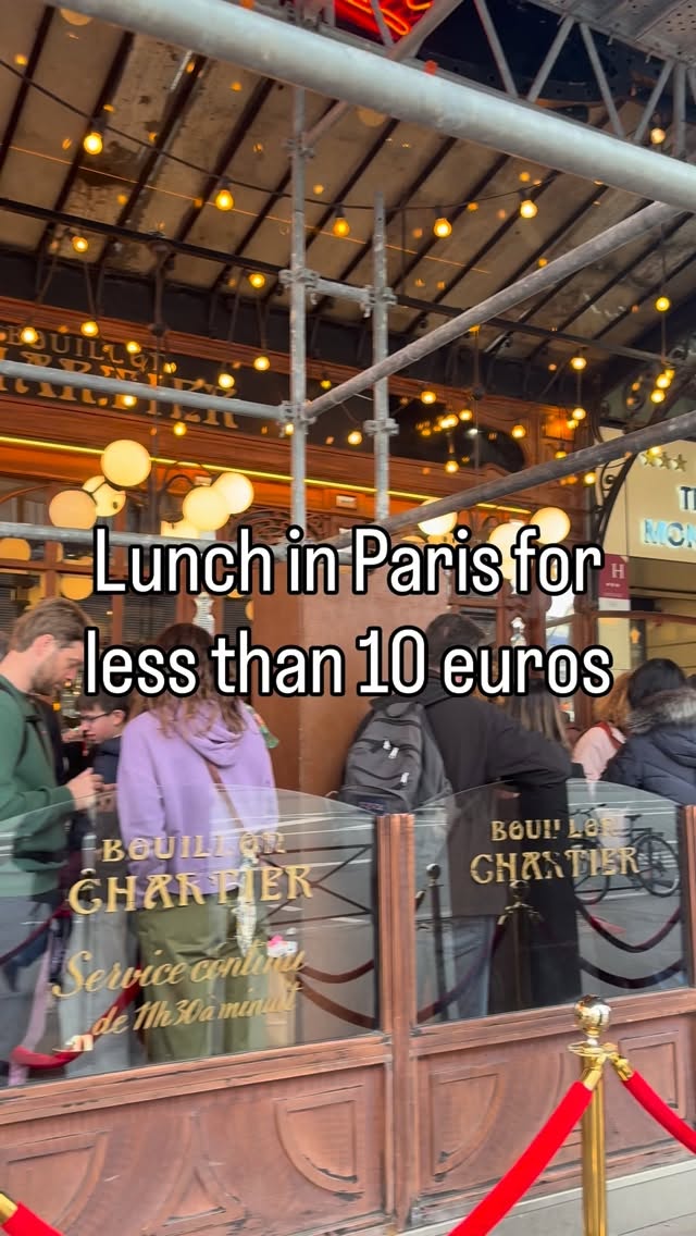 Affordable French Dining At Bouillon Chartier
