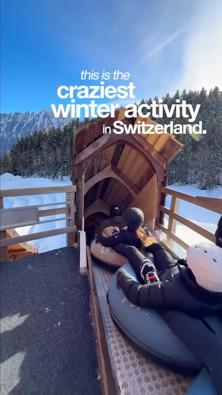 Bobsleigh Run Near Montreux Offers Thrills
