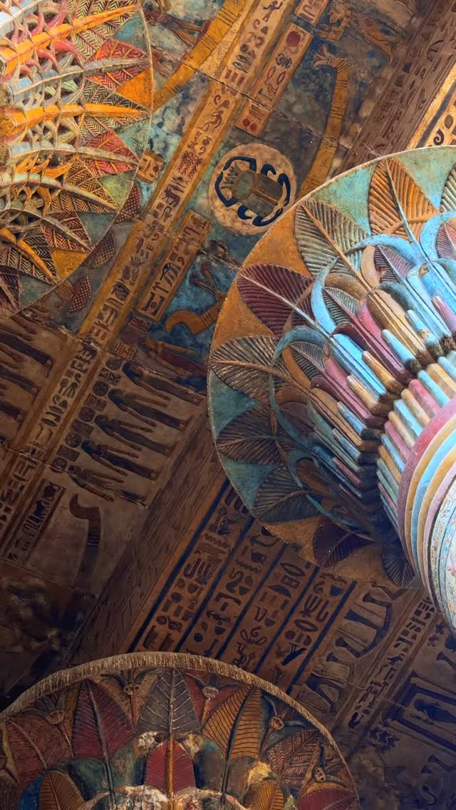 Esna Temple Near Aswan Features Intricate Details