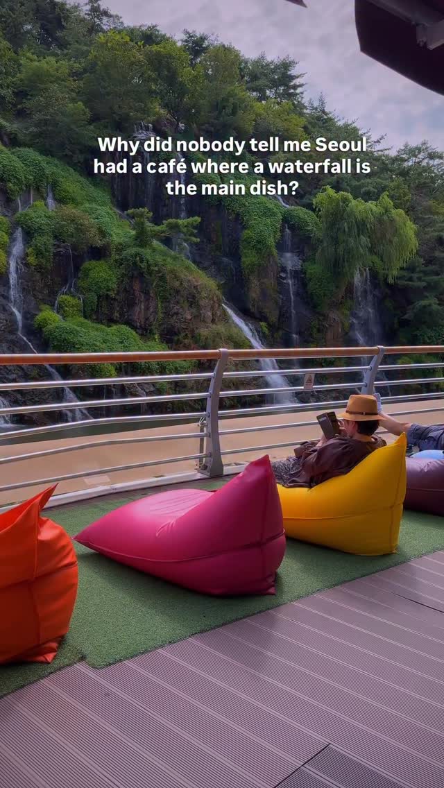 Cafe Pokpo: Seoul's Hidden Waterfall Gem