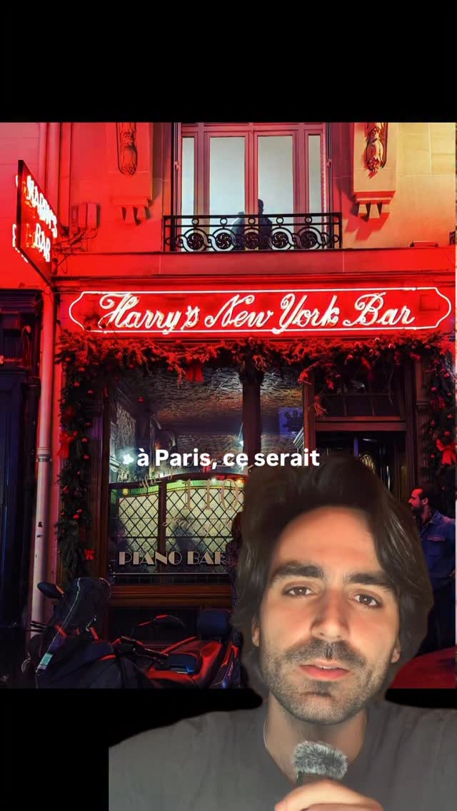 Iconic Harry's New York Bar