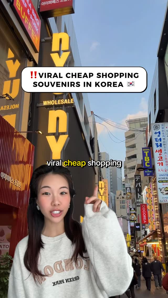 Dongdaemun District Wholesale and Myeongdong Shopping