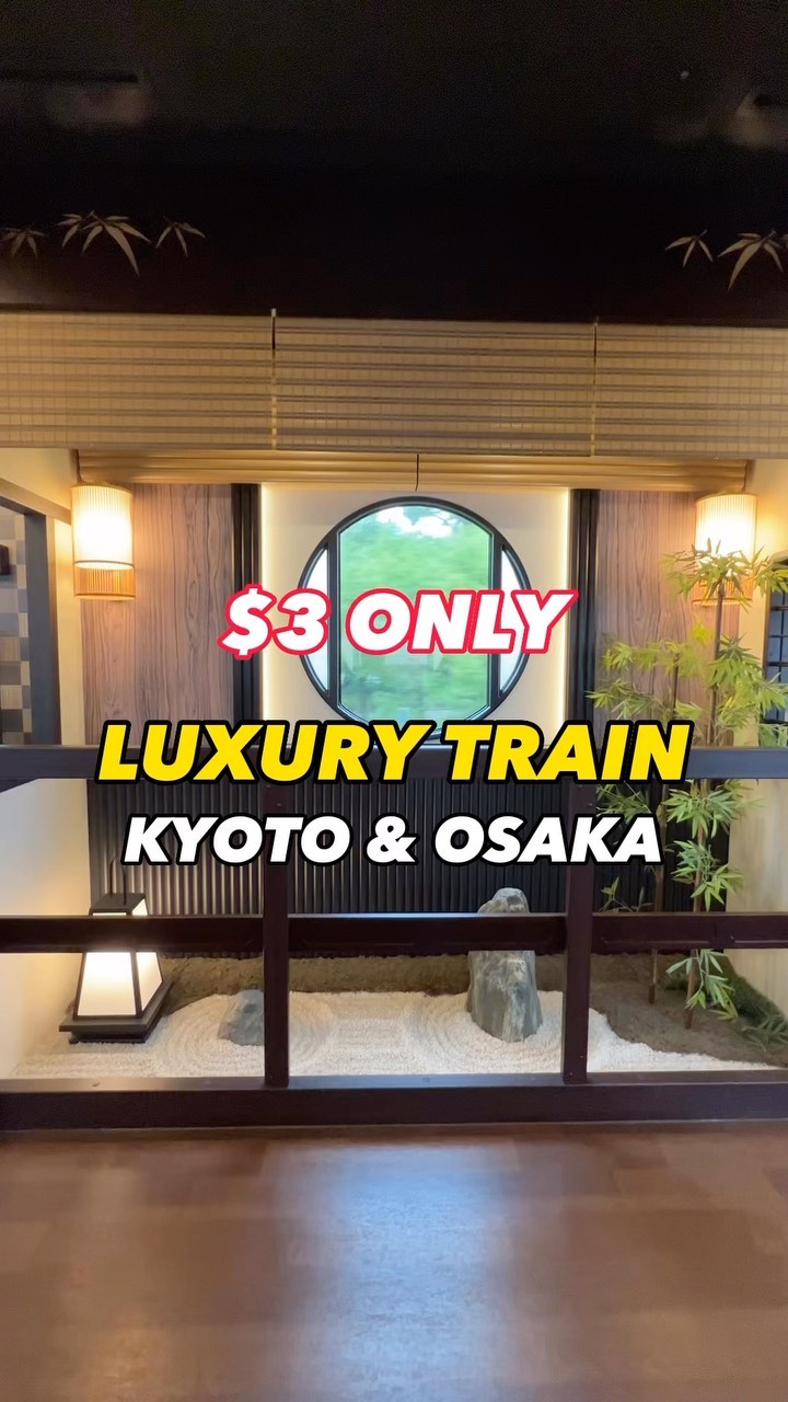 Kyoto to Osaka Luxury Train Journey