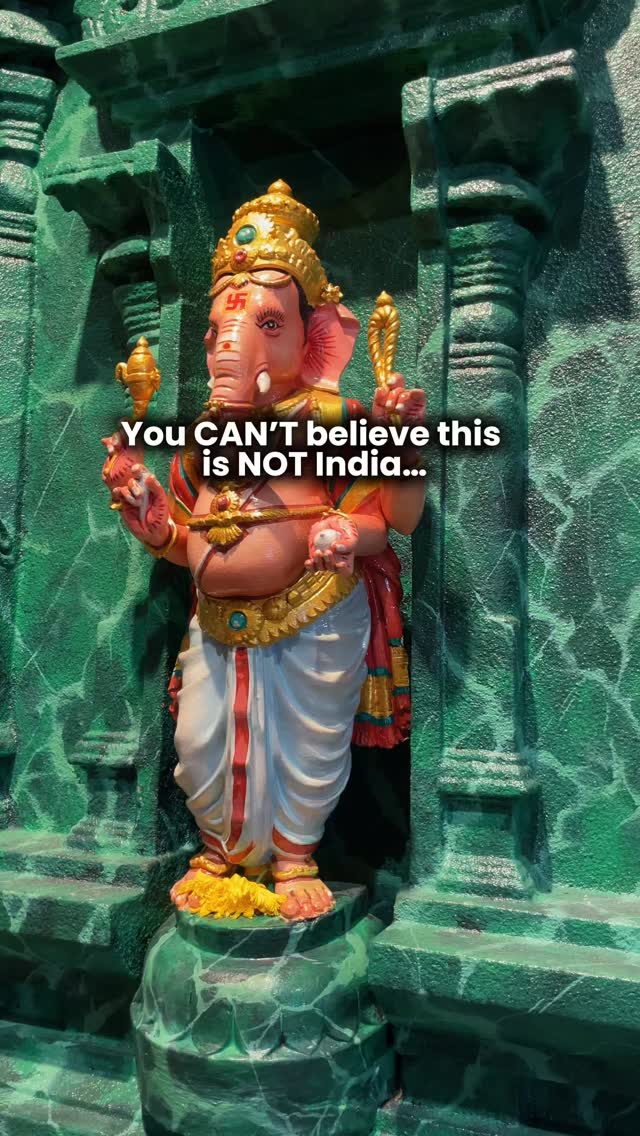 Iconic Hindu Temple in Kuala Lumpur, Malaysia