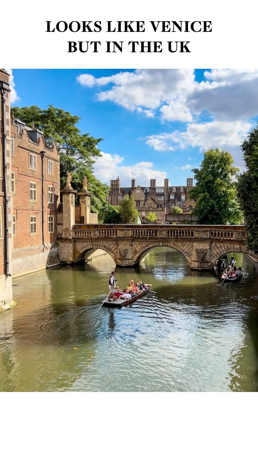 Cambridge River Punting Experience