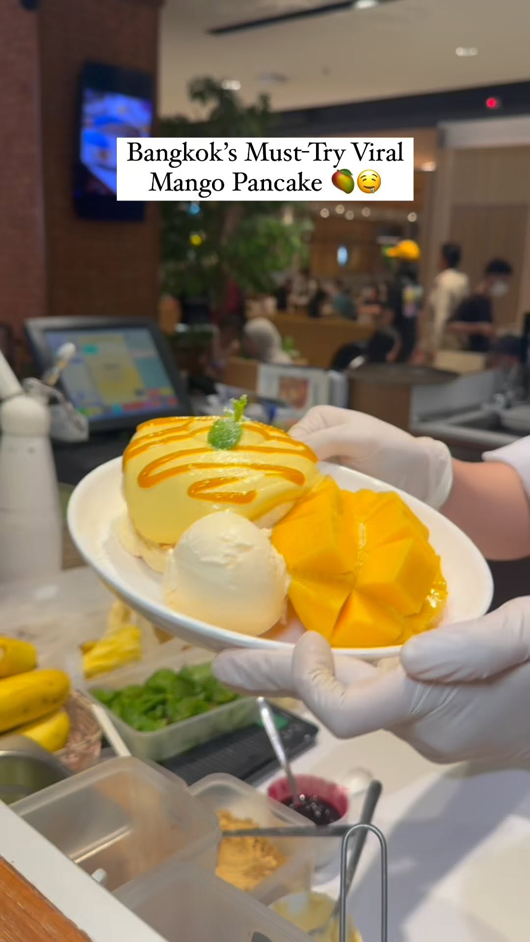 Fluffy Mango Soufflé Pancakes Arrive At Cafe