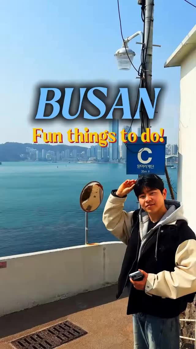 Busan's Charming Coastal Walk and Cafe