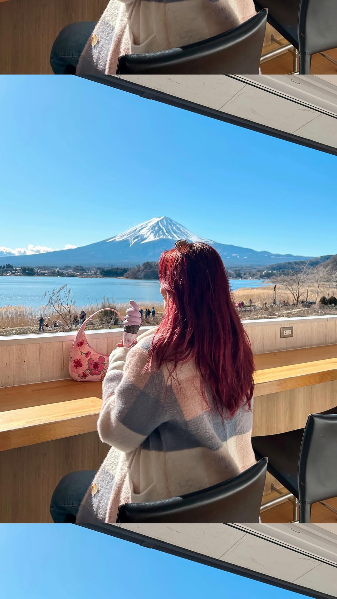 Oishi Park Cafe Overlooking Mount Fuji