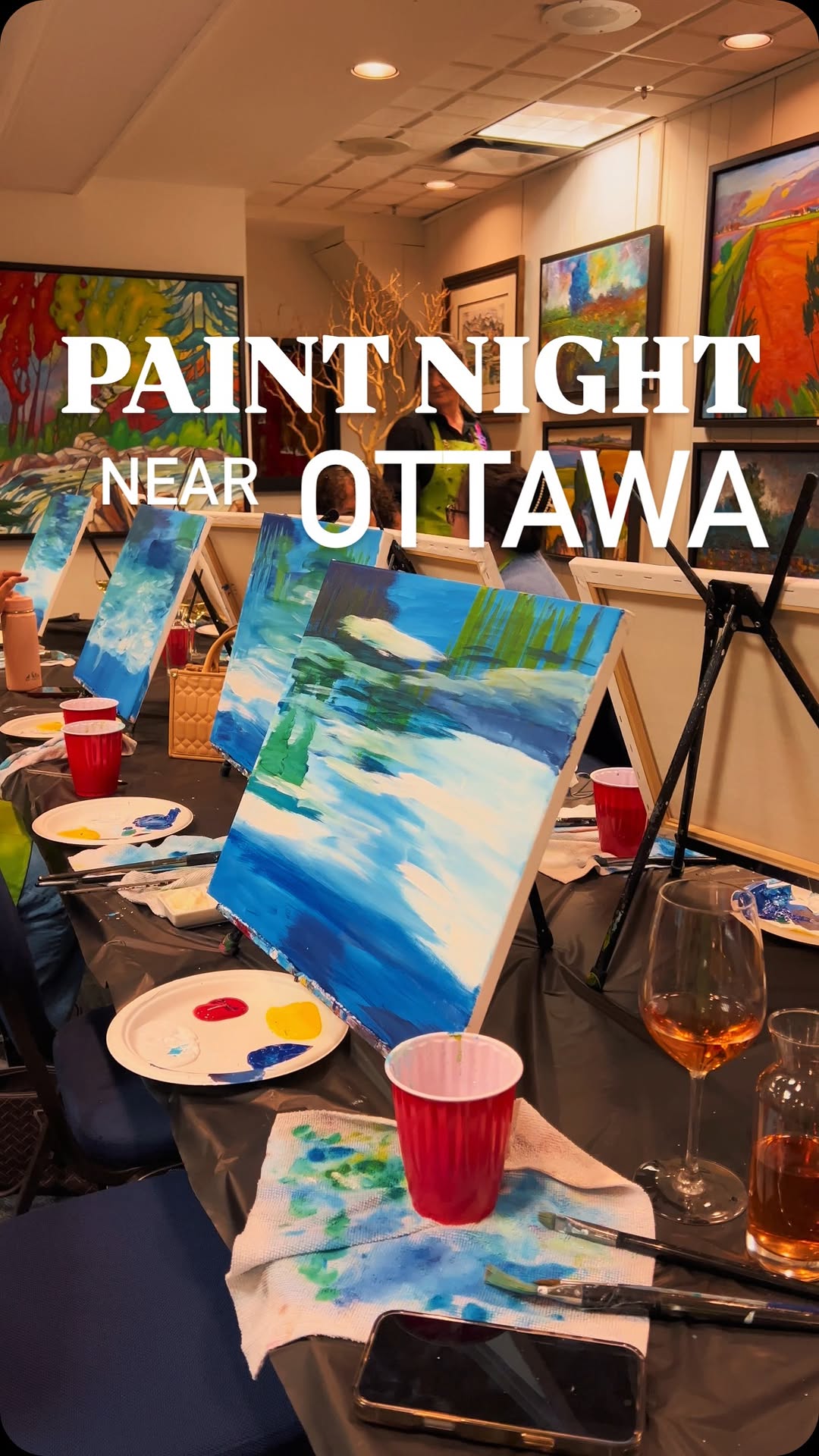 Wakefield Mill: Painting Night By Waterfall