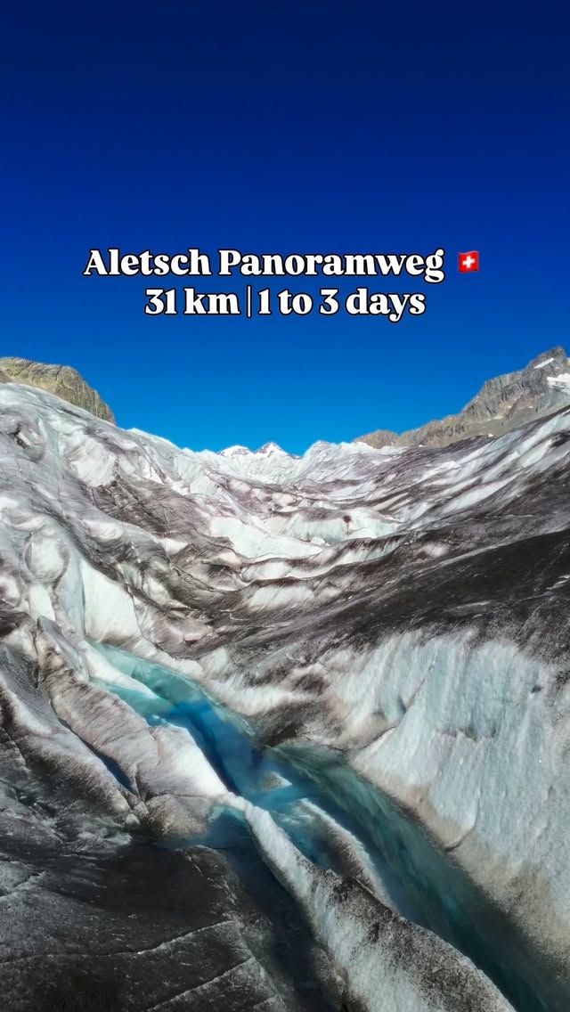 Aletsch Panoramaweg: Swiss Alps Glacier Hiking Trail