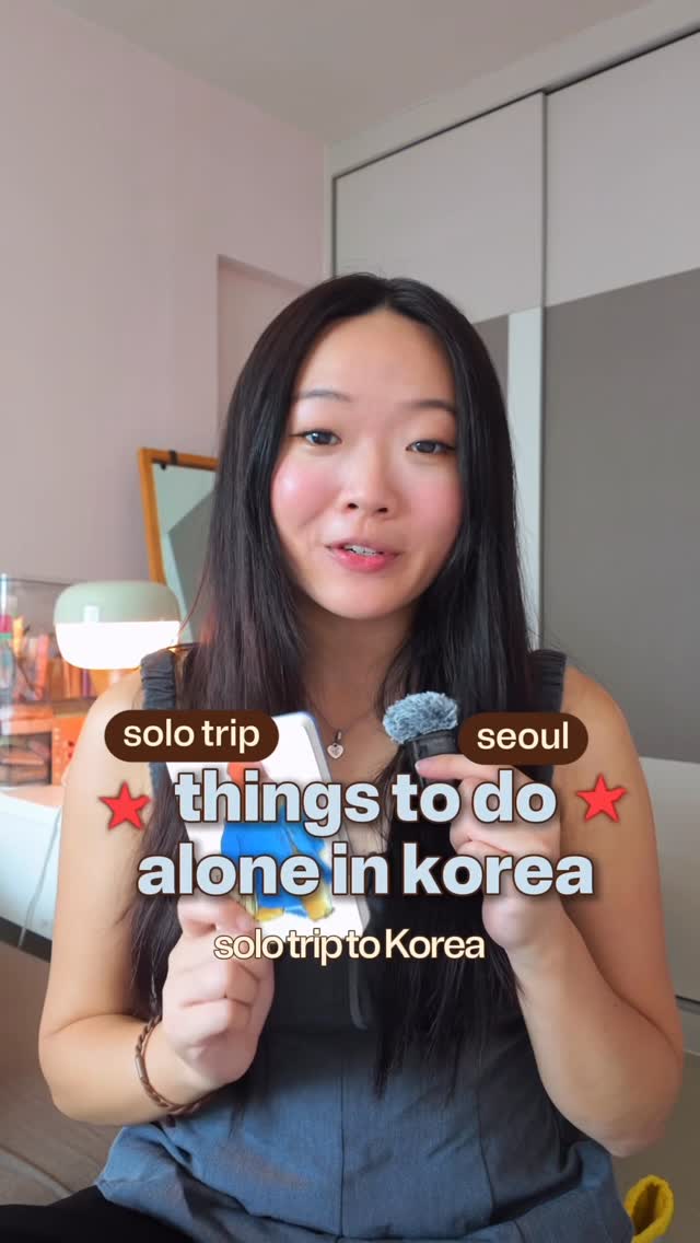 Korean Solo Travel Wishlist