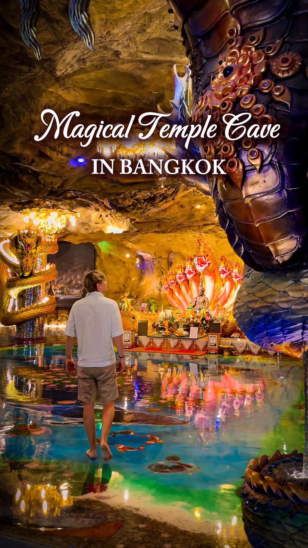 Magical Temple Cave Sanctuary in Bangkok