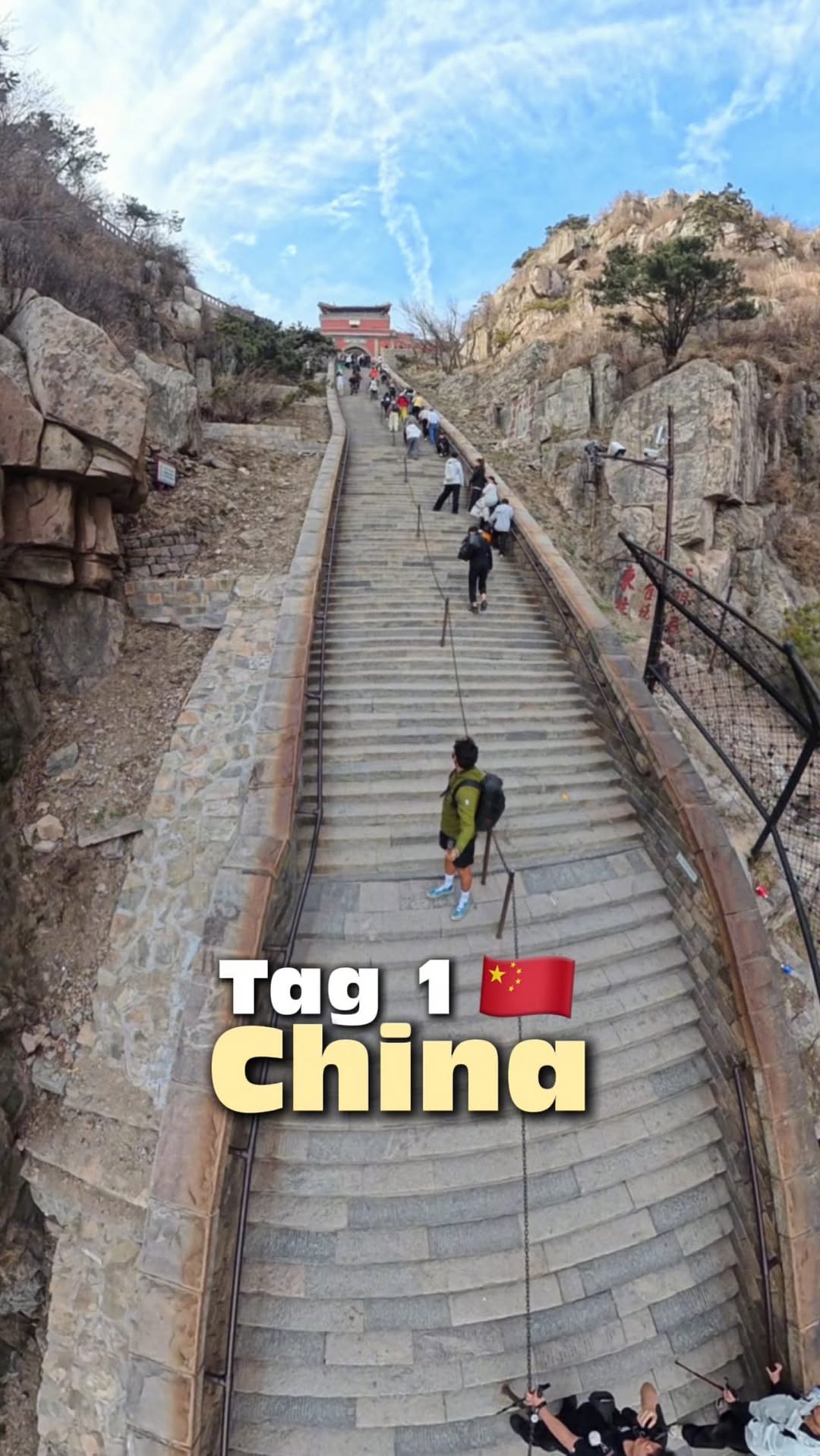 Sacred Mount Tai and the Great Wall of China