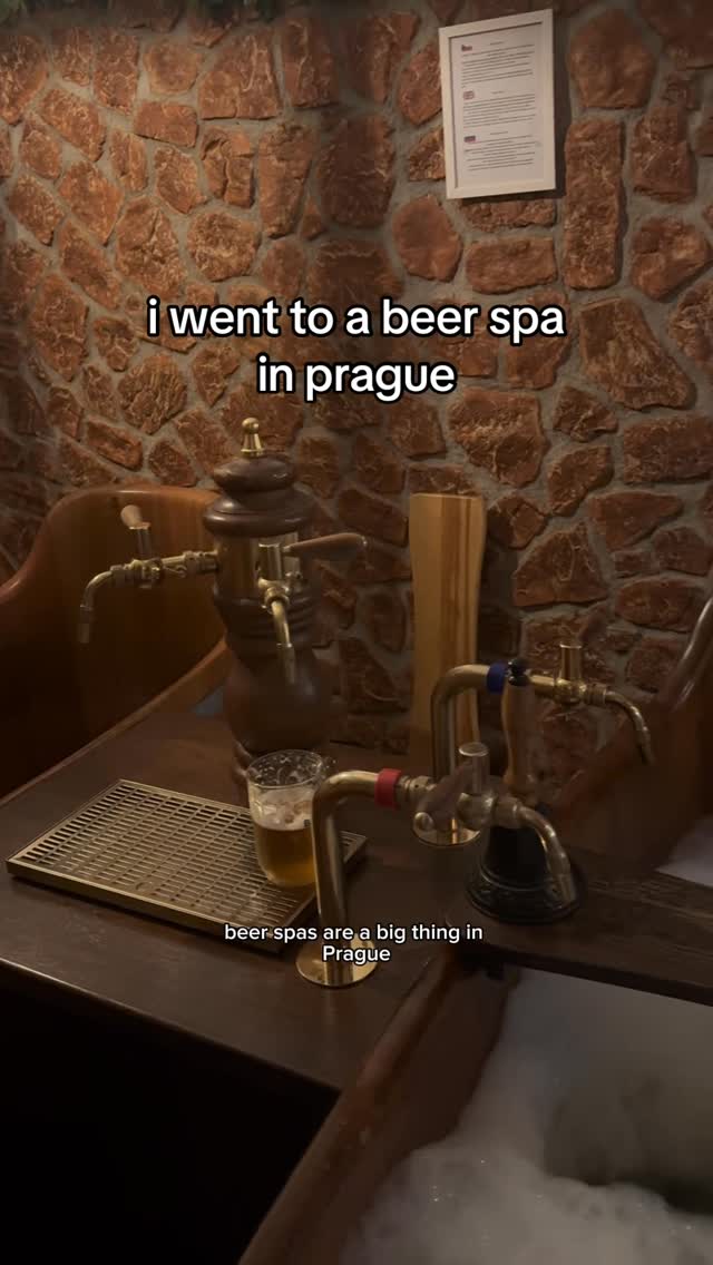 Prague Beer Spa Experience