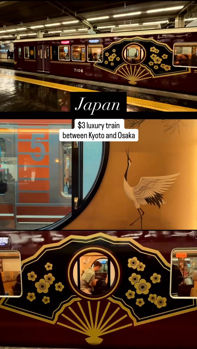 Hankyu Kyo-train Garaku Connects Kyoto and Osaka