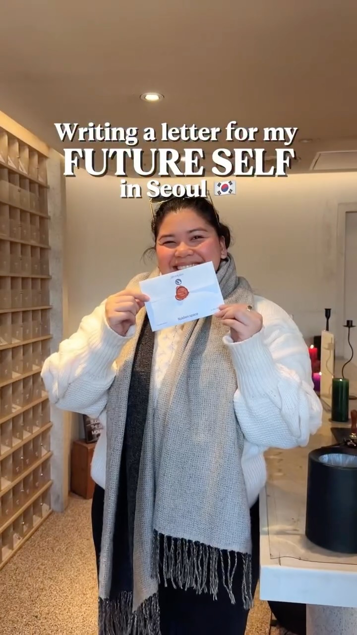 Write a Letter to Your Future Self in Seoul