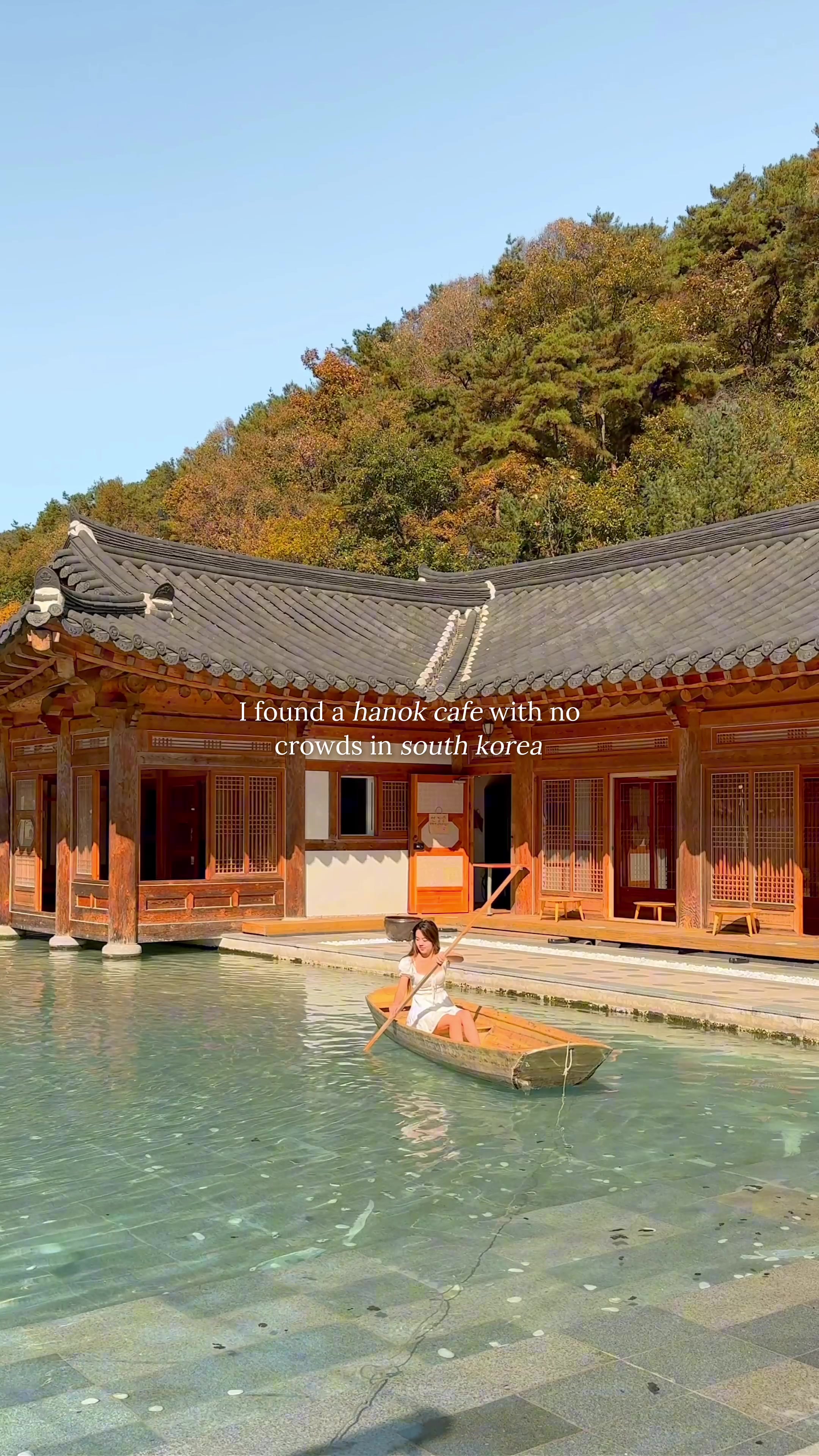 Unique Hanok Cafe With Canoe Near Jeonju