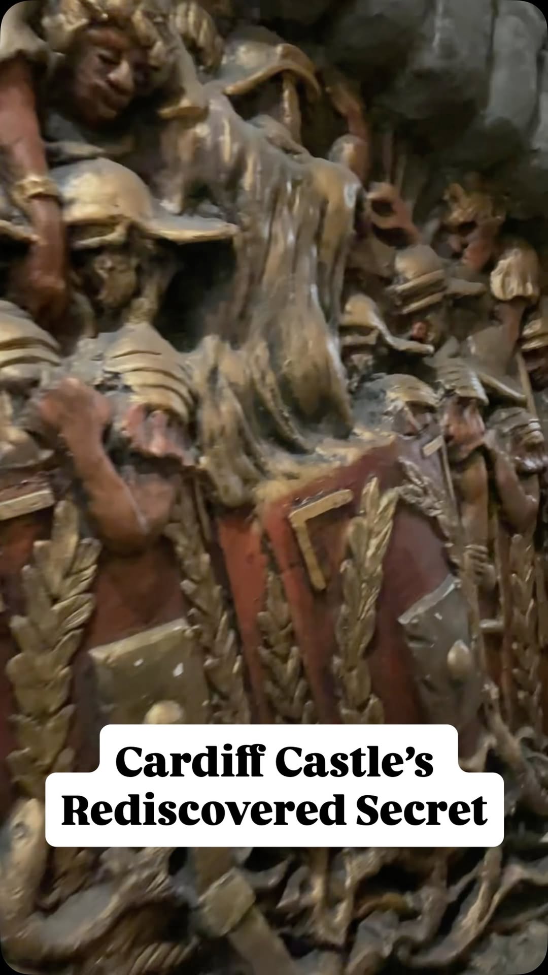 Cardiff Castle's Roman Mural Rediscovered