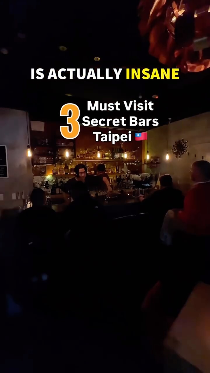 Taipei's Secret Speakeasy Bars