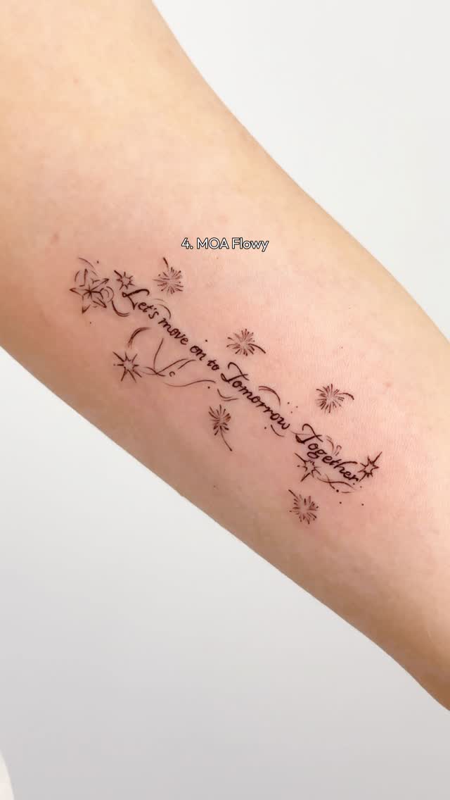 Tattoos Inspired By Tomorrow X Together In Seoul