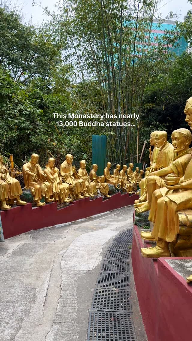 Ten Thousand Buddhas Monastery in Sha Tin