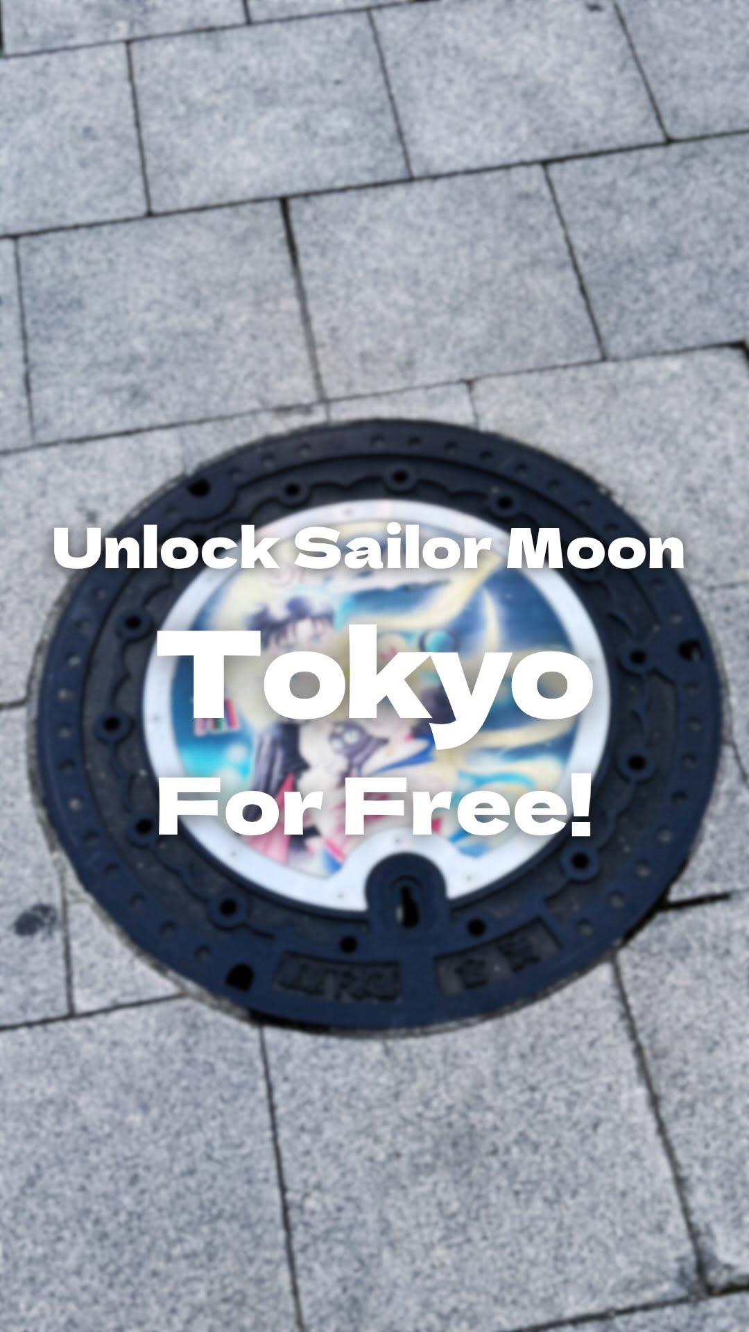 Sailor Moon Manholes Appear in Minato City