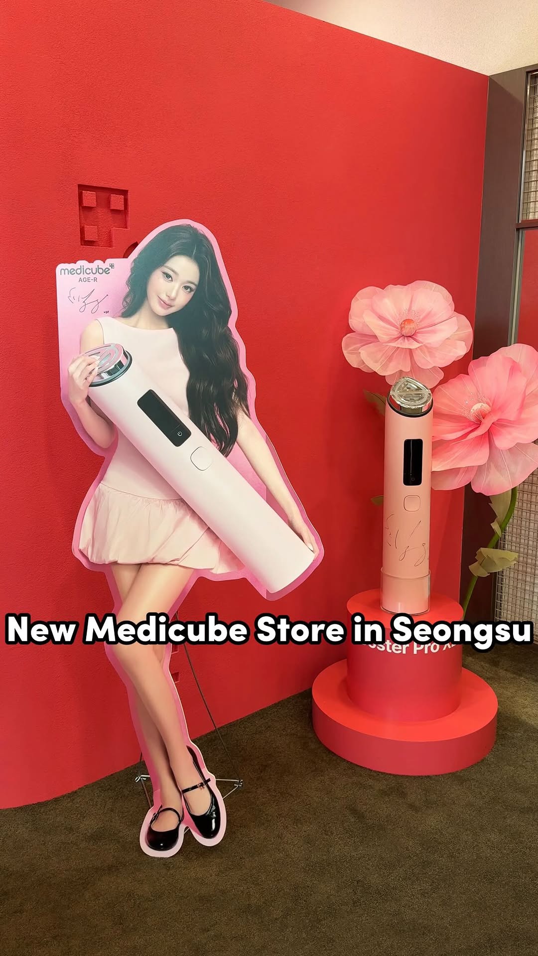 Two Pink Stores in Seoul