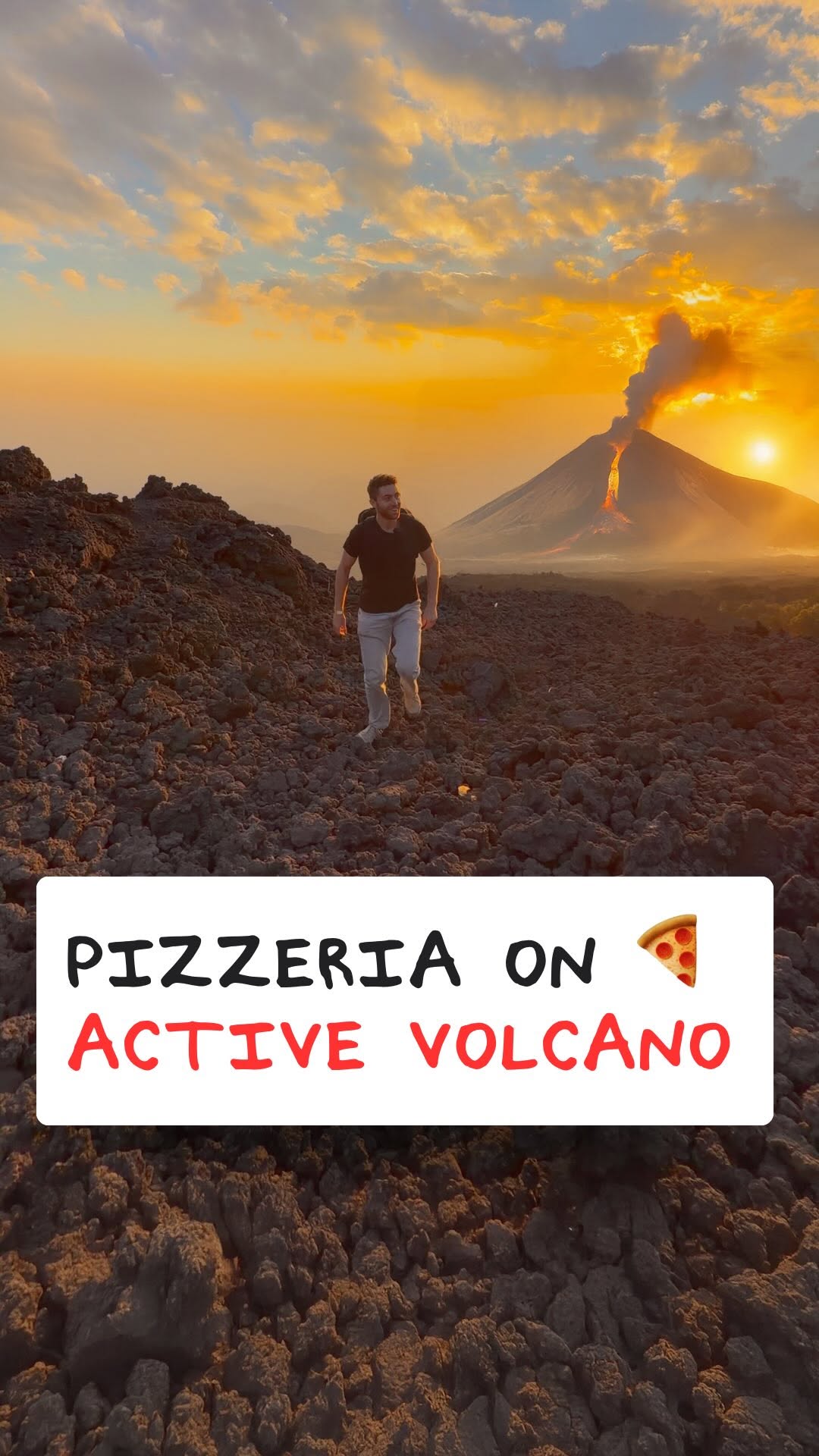 Pizza Restaurant on Pacaya Volcano