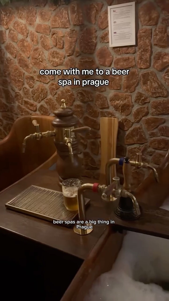 Prague Beer Spa Offers Unique Health Benefits