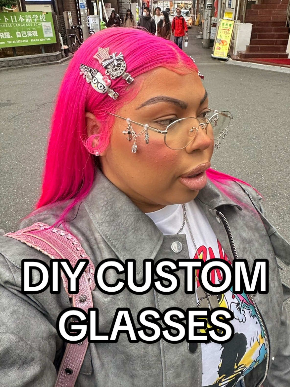 Harajuku Charm Glasses Customization