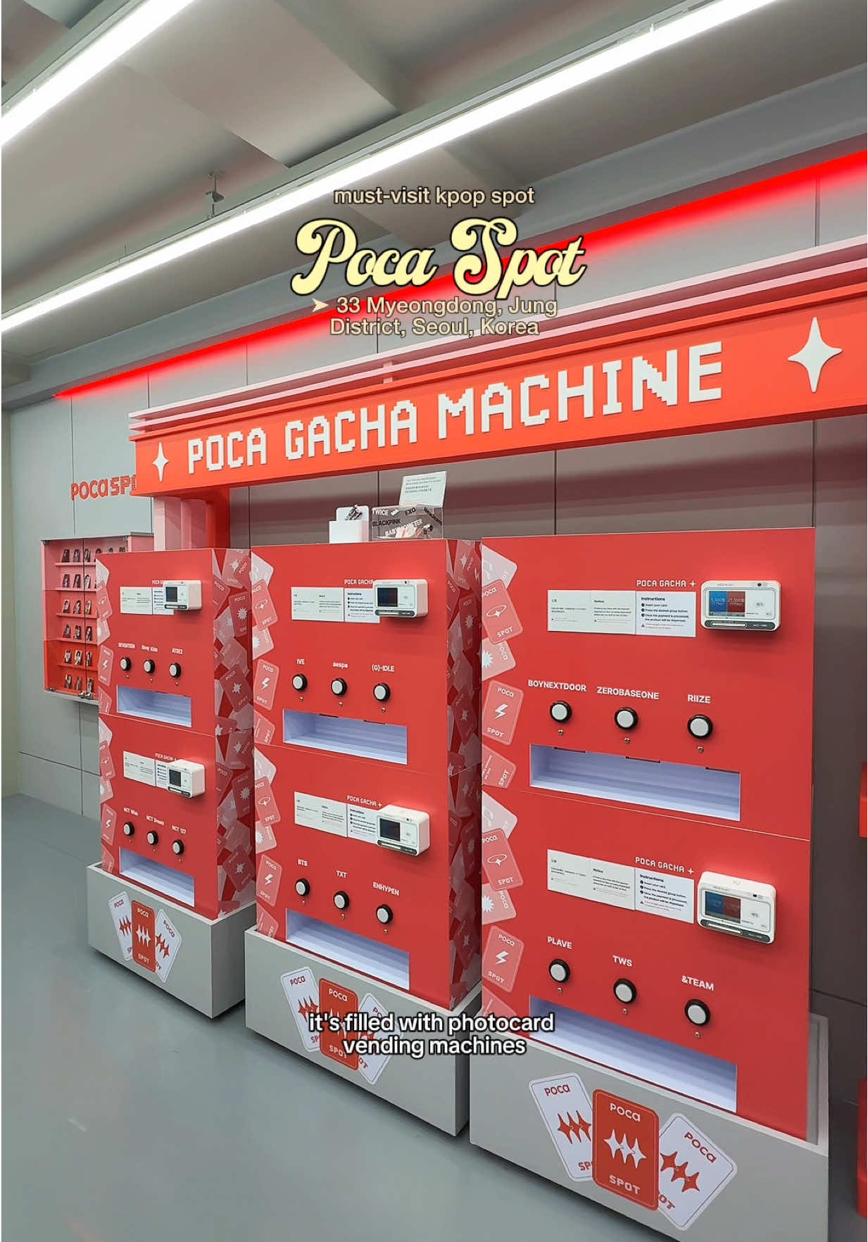 K-Pop Photocard Vending Machine Shop