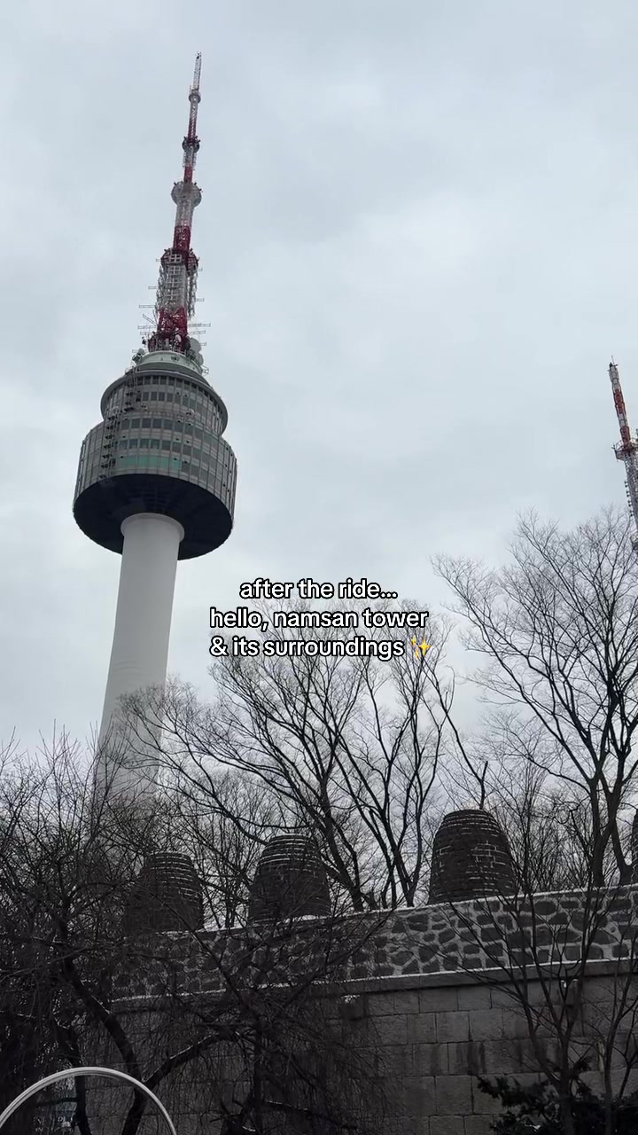 Seoul's Namsan Tower, Myeong-dong, and Rednow Studio