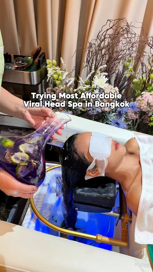 Affordable Viral Head Spa Promotion In Bangkok