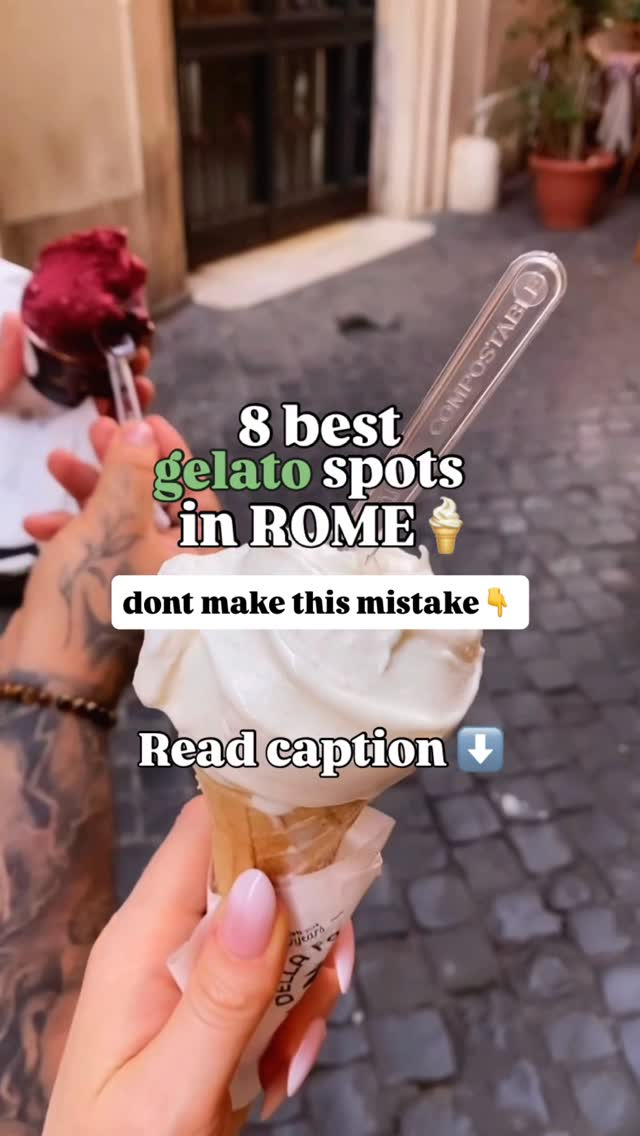 8 Dessert spots in Roma