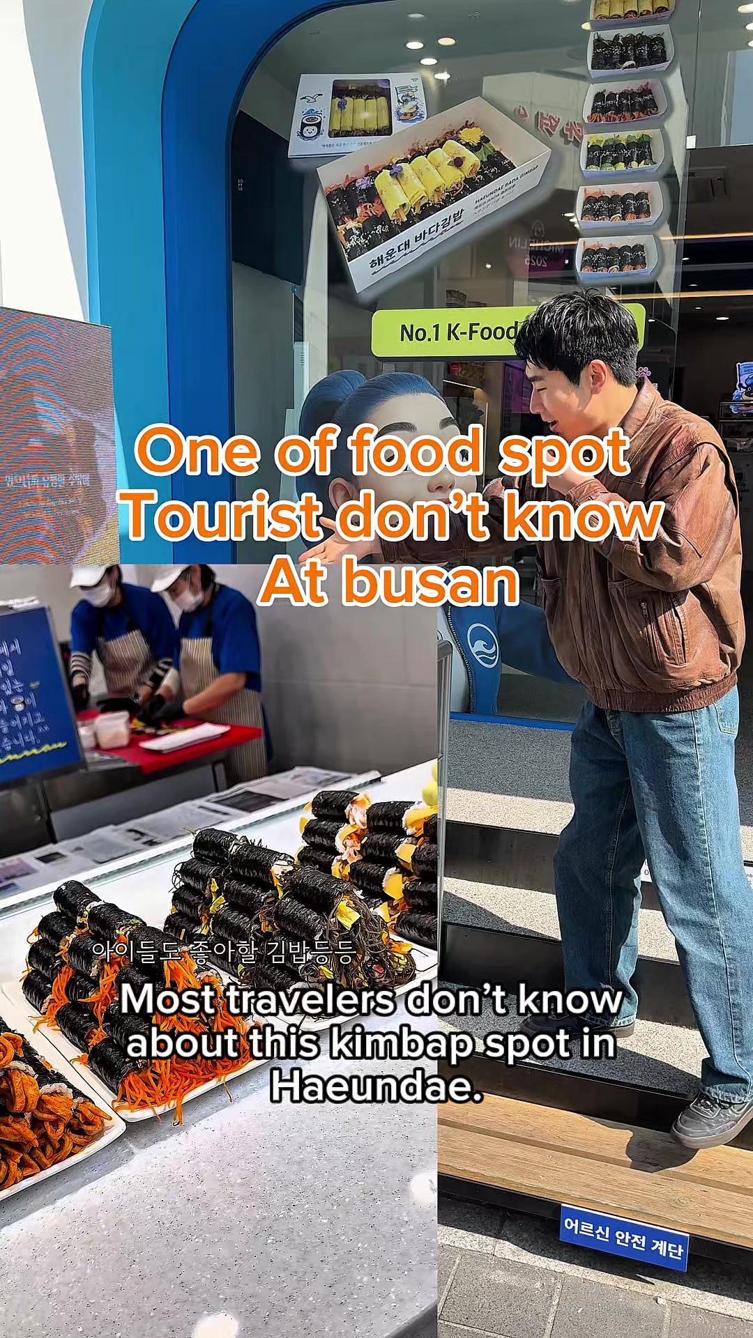 Haeundae Beach Kimbap Near The Ocean