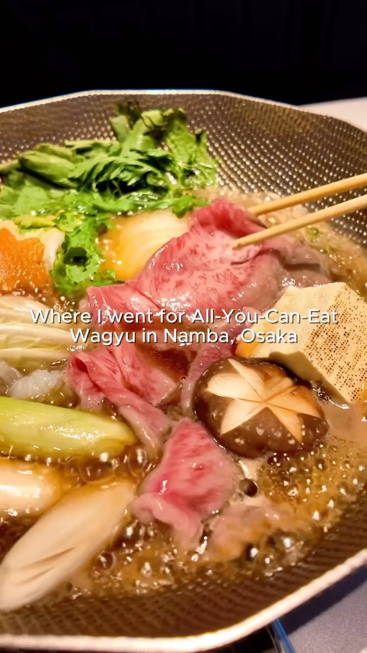 Unlimited Wagyu Beef Dining in Osaka