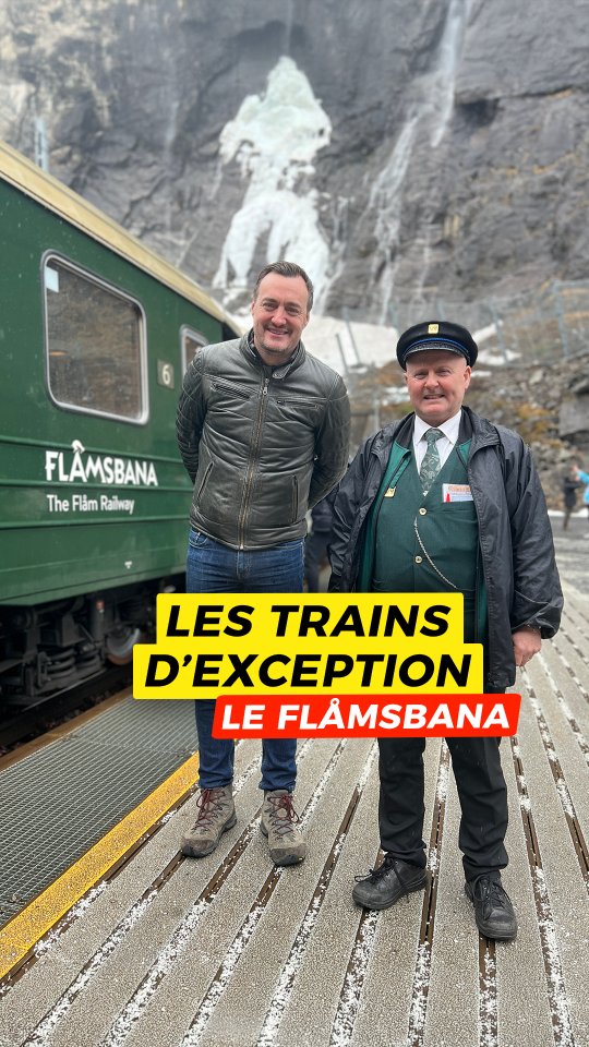 Norwegian Train Journey Through Fjords and Mountains