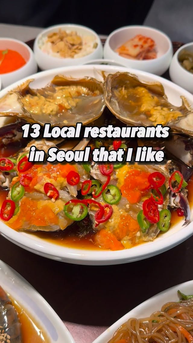 12 Restaurants in Seoul