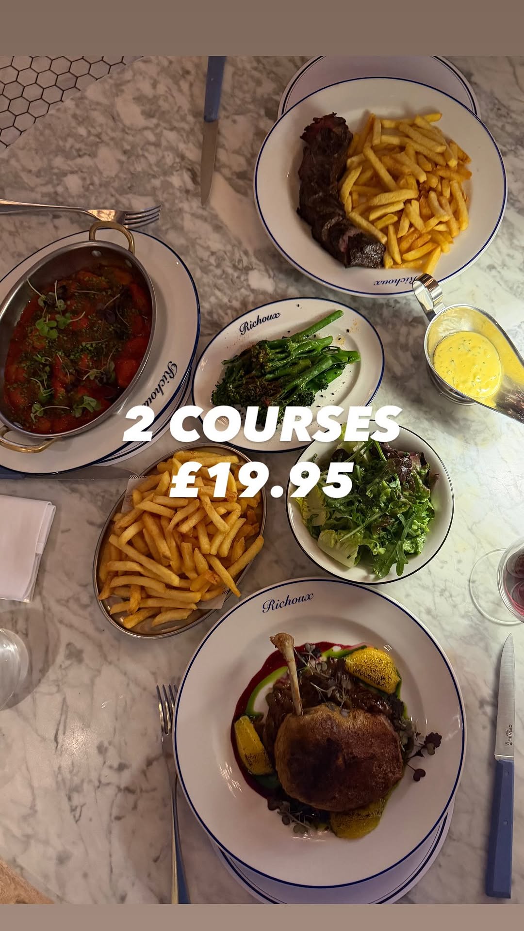 Richoux Offers Affordable Set Menu Deal