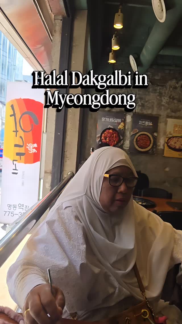 Halal Chicken Galbi and Dining in Myeongdong