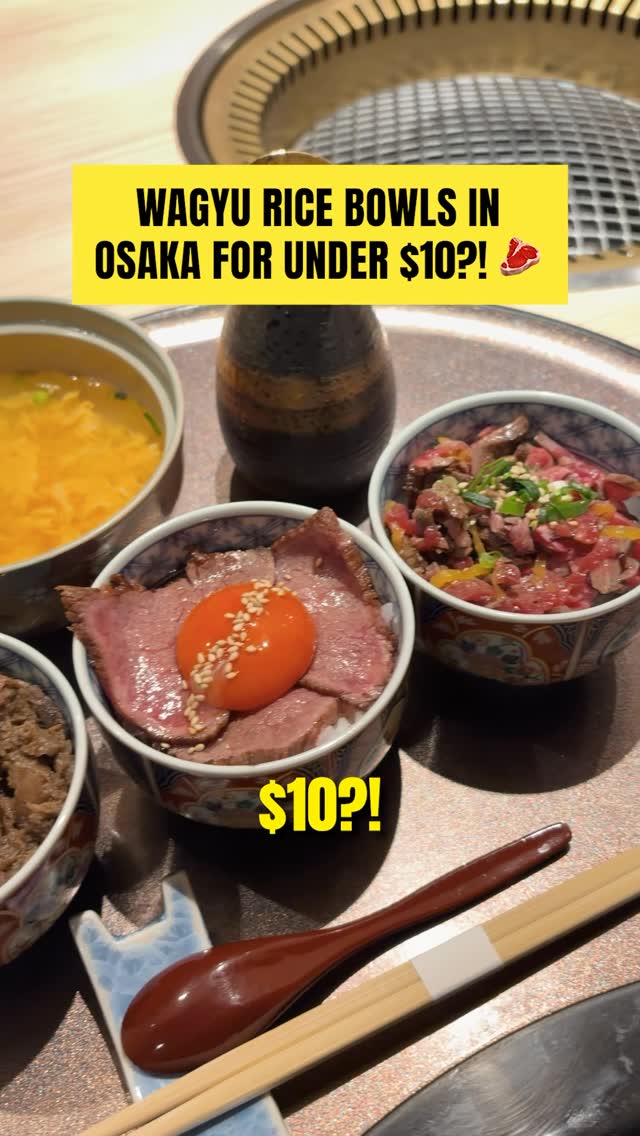 Osaka Wagyu Lunch Deals Near Glico Sign
