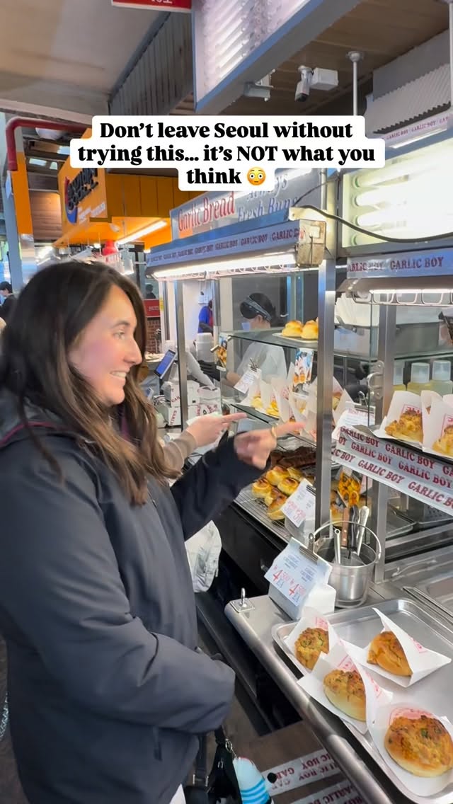 Sweet Garlic Bread at Seoul's Gwangjang Market