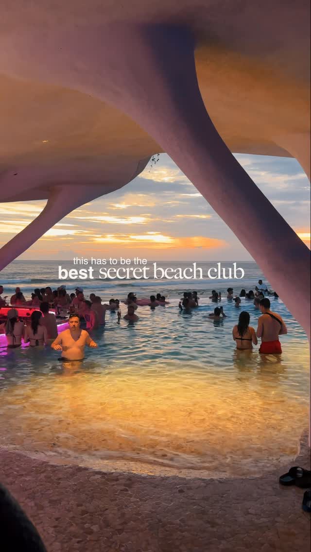 Bali's Secret Beach Club Delights Visitors