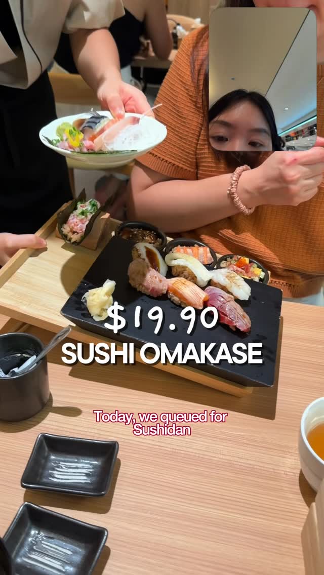 Affordable Omakase Sushi at Raffles City